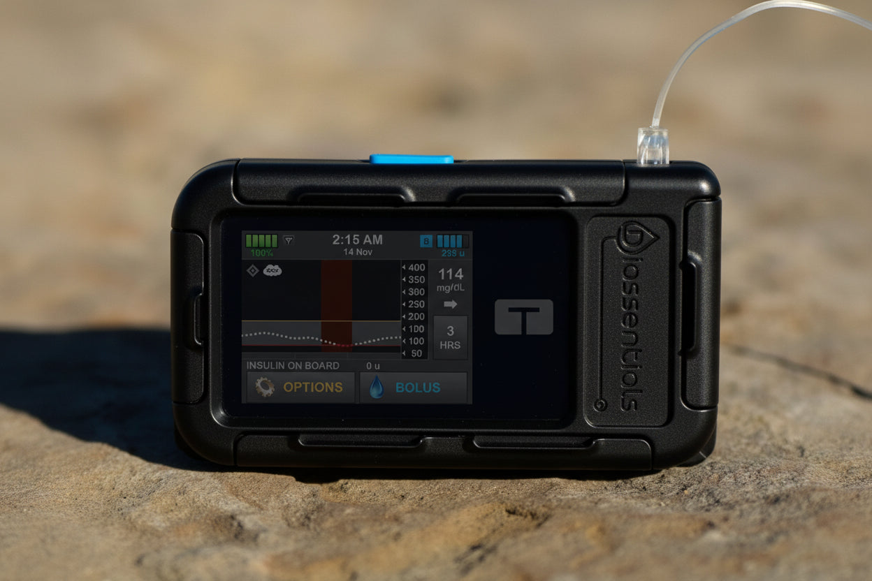 DiaShield-Slim. Waterproof Insulin Pump Case for Tandem t:slim X2 insulin pump. Insulin pump case with clip. Diabetes accessories. Insulin pump case for Tandem t:slim X2 insulin pump. Tandem t:slim X2 waterproof case.