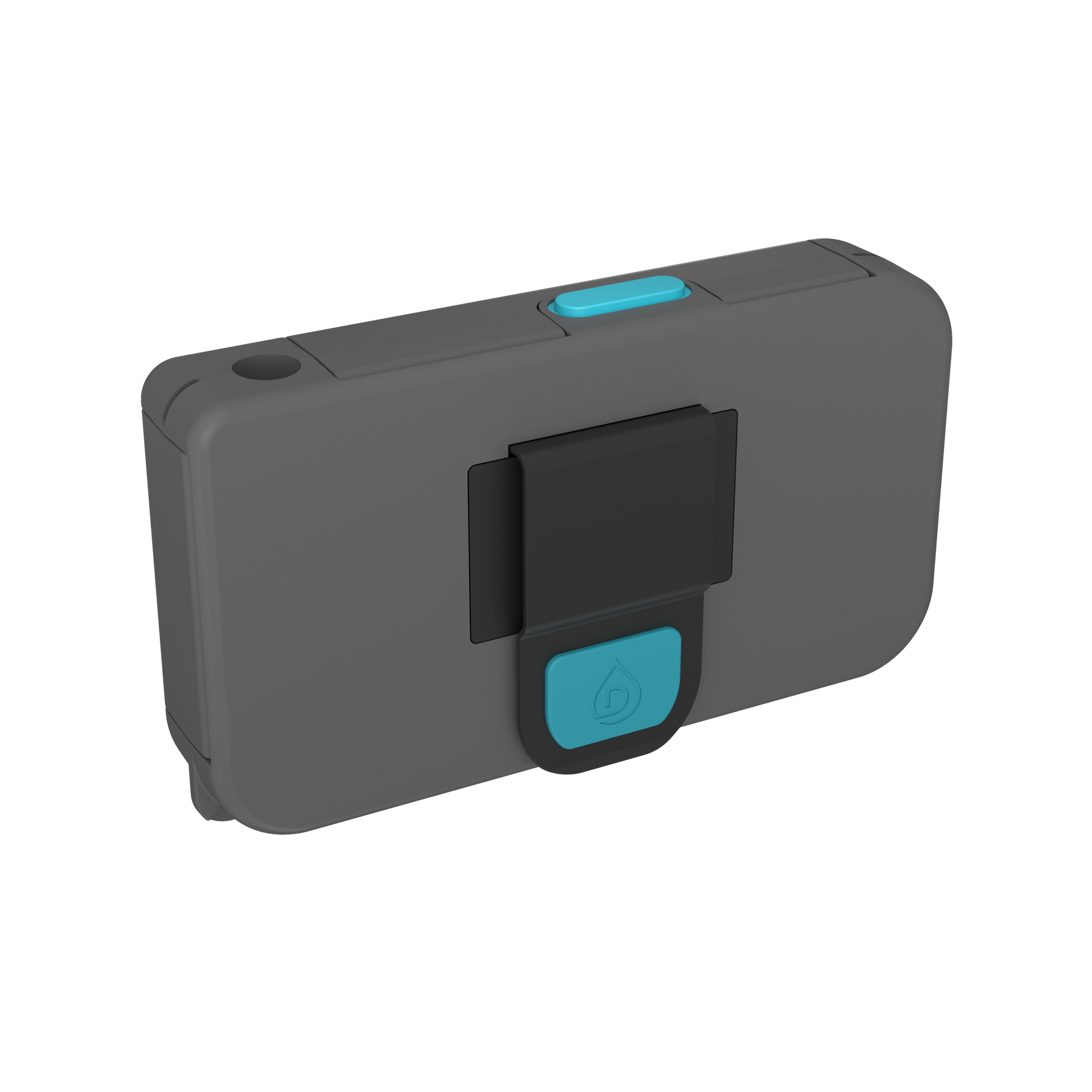 DiaShield Waterproof Insulin Pump Case Tandem t:slim X2. Diabetes Accessories. Back Perspective. Tandem pump waterproof case. Waterproof case for tandem insulin pump. Waterproof insulin pump case. t:slim X2 waterproof case