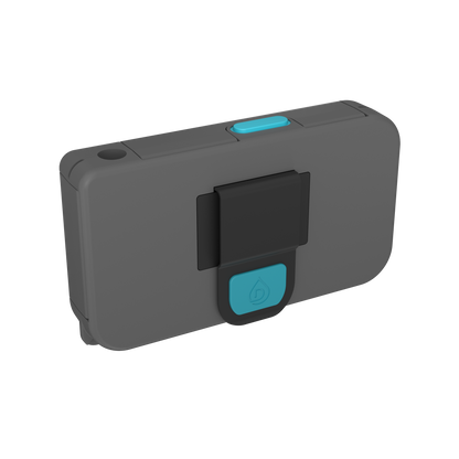 DiaShield Waterproof Insulin Pump Case Tandem t:slim X2. Diabetes Accessories. Back Perspective. Tandem pump waterproof case. Waterproof case for tandem insulin pump. Waterproof insulin pump case. t:slim X2 waterproof case